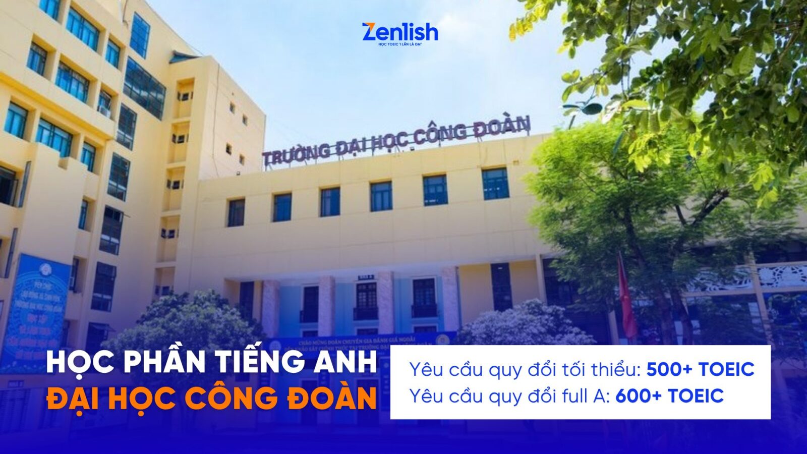 Yêu cầu chuẩn đầu ra Đại học Công đoàn